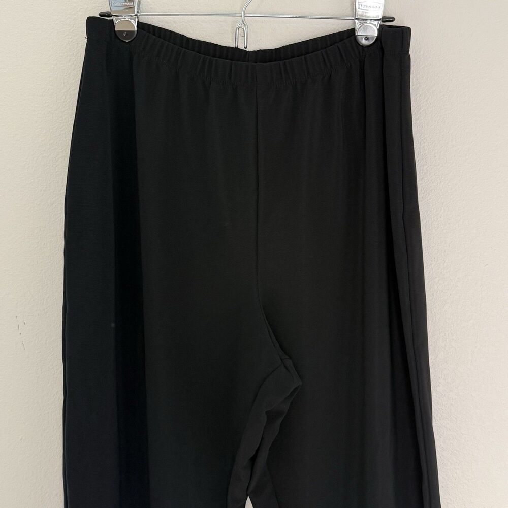 Susan Graver Essentials Lustra Knit Petite Skinny Pant A7933 USA  Black SZ XL P - Picture 2 of 10